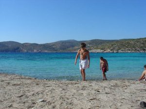 A popular beach near Olympi, Chios (Αγια Δυναμη με αρδαξογλου) 